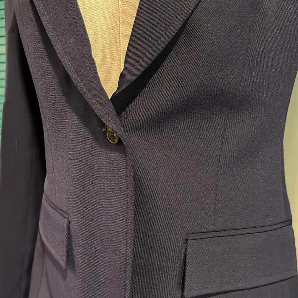 A.L.C. NWT Edie Jacket In French Navy - size 0 ($595) - Picture 8 of 14